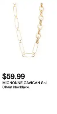 TJ Maxx MIGNONNE GAVIGAN Sol Chain Necklace offer