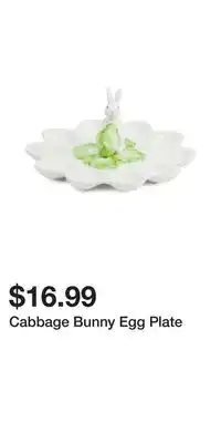 TJ Maxx Cabbage Bunny Egg Plate offer