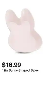 TJ Maxx 12in Bunny Shaped Baker offer