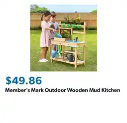 Sam's Club Member's Mark Outdoor Wooden Mud Kitchen offer