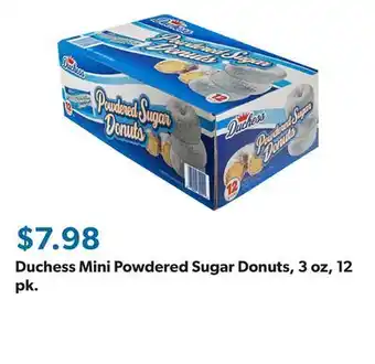 Sam's Club Duchess Mini Powdered Sugar Donuts, 3 oz, 12 pk offer