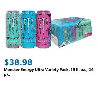 Sam's Club Monster Energy Ultra Variety Pack, 16 fl. oz., 24 pk offer