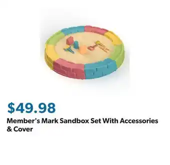 Sam's Club Member's Mark Sandbox Set With Accessories & Cover offer