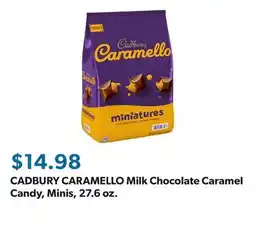 Sam's Club CADBURY CARAMELLO Milk Chocolate Caramel Candy, Minis, 27.6 oz offer