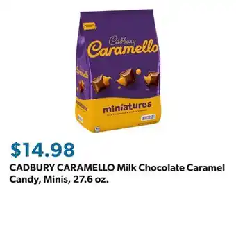 Sam's Club CADBURY CARAMELLO Milk Chocolate Caramel Candy, Minis, 27.6 oz offer