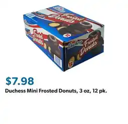 Sam's Club Duchess Mini Frosted Donuts, 3 oz, 12 pk offer