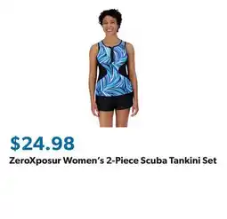 Sam's Club ZeroXposur Women's 2-Piece Scuba Tankini Set offer