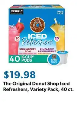 Sam's Club The Original Donut Shop Iced Refreshers, Variety Pack, 40 ct offer