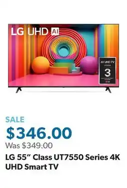 Sam's Club LG 55 Class UT7550 Series 4K UHD Smart TV offer