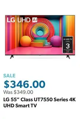 Sam's Club LG 55 Class UT7550 Series 4K UHD Smart TV offer