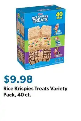 Sam's Club Rice Krispies Treats Variety Pack, 40 ct offer