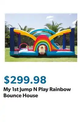 Sam's Club My 1st Jump N Play Rainbow Bounce House offer