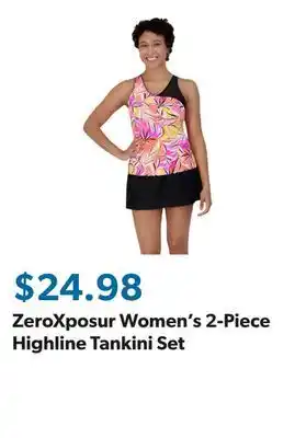 Sam's Club ZeroXposur Women's 2-Piece Highline Tankini Set offer