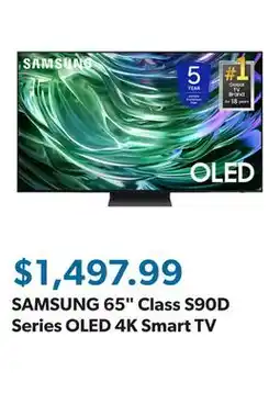 Sam's Club SAMSUNG 65 Class S90D Series OLED 4K Smart TV offer