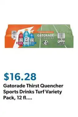 Sam's Club Gatorade Thirst Quencher Sports Drinks Turf Variety Pack, 12 fl. oz., 28 pk offer