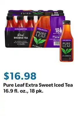 Sam's Club Pure Leaf Extra Sweet Iced Tea 16.9 fl. oz., 18 pk offer