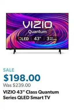 Sam's Club VIZIO 43 Class Quantum Series QLED Smart TV offer