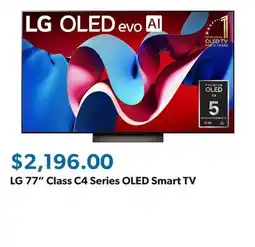 Sam's Club LG 77 Class C4 Series OLED Smart TV offer