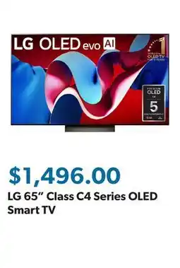 Sam's Club LG 65 Class C4 Series OLED Smart TV offer