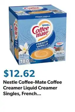 Sam's Club Nestle Coffee-Mate Coffee Creamer Liquid Creamer Singles, French Vanilla, 180 ct offer