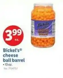 Lidl Bickel's cheese ball barrel offer