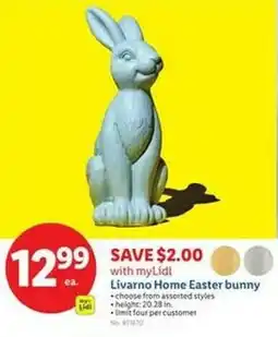 Lidl Livarno Home Easter bunny offer