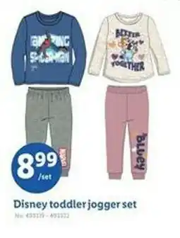 Lidl Disney toddler jogger set offer