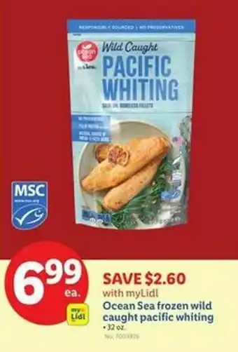 Lidl Ocean Sea frozen wild caught pacific whiting offer