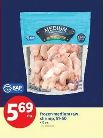 Lidl Frozen medium raw shrimp offer