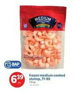 Lidl Frozen medium cooked shrimp offer