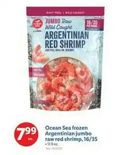 Lidl Ocean Sea frozen Argentinian jumbo raw red shrimp offer