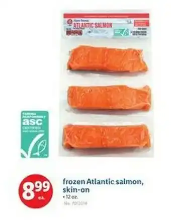 Lidl Frozen atlantic salmon, skin-on offer