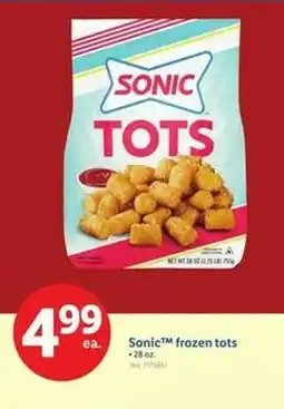 Lidl Sonic frozen tots offer