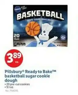 Lidl Pillsbury Ready to Bake basketball sugar cookie dough offer