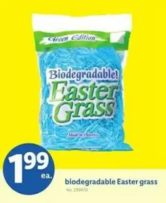 Lidl Biodegradable easter grass offer