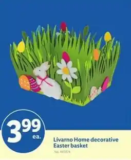 Lidl Livarno Home decorative Easter basket offer