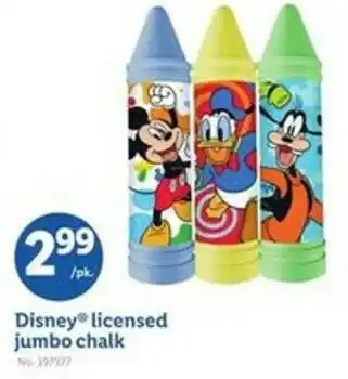 Lidl Disney licensed jumbo chalk offer