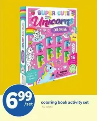 Lidl Coloring book activity set offer