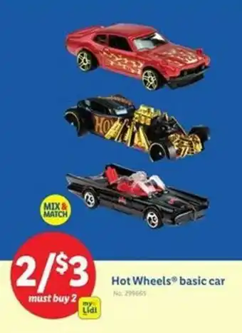 Lidl Hot Wheels basic car offer