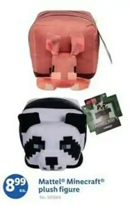 Lidl Mattel Minecraft plush figure offer