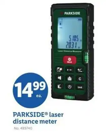 Lidl Parkside laser distance meter offer