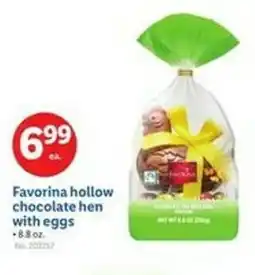 Lidl Favorina hollow chocolate hen with eggs offer