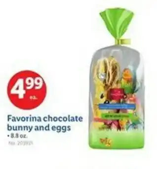 Lidl Favorina chocolate bunny and eggs offer