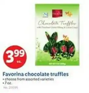 Lidl Favorina chocolate truffles offer