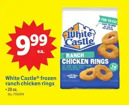 Lidl White Castle frozen ranch chicken rings offer