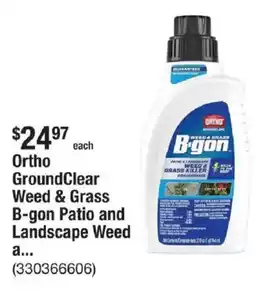 The Home Depot Ortho GroundClear Weed & Grass B-gon Patio and Landscape Weed a... offer