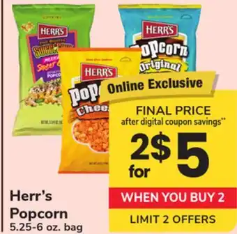 ACME Herr's Popcorn offer