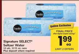 ACME Signature SELECT Seltzer Water offer