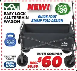 Big 5 Yoli Easy Lock All Terrain Wagon offer