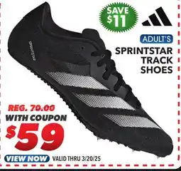 Big 5 adidas Sprintstar Unisex Track Shoes offer